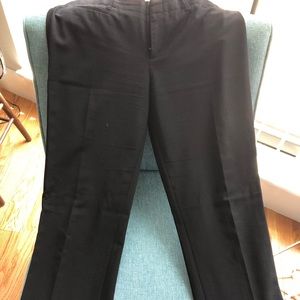 True straight black dress pants